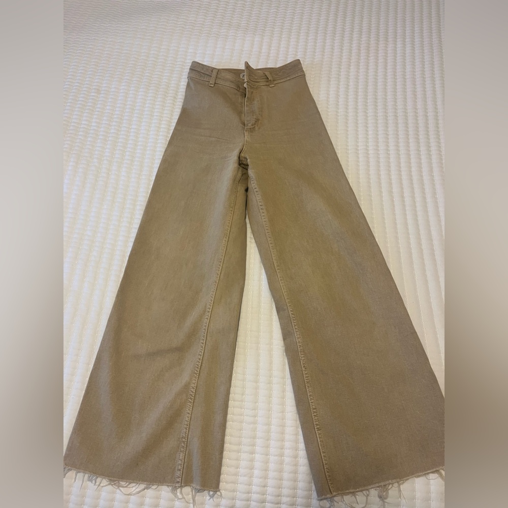 Zara Marine Jean in Beige/Tan